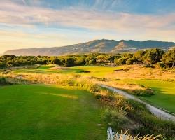 Clifftop golf course above the Atlantic in Portugal